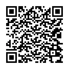 QR-koodi puhelinnumerolle +12024034035