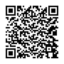 QR-koodi puhelinnumerolle +12024044435