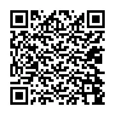 Código QR para número de teléfono +12024044437