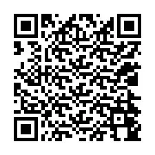 QR-koodi puhelinnumerolle +12024044448