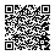 QR код за телефонен номер +12024056748