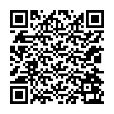 QR-koodi puhelinnumerolle +12024063785