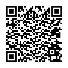 QR-koodi puhelinnumerolle +12024063787