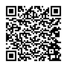 QR-koodi puhelinnumerolle +12024063792