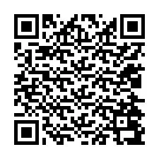 QR-koodi puhelinnumerolle +12024097986