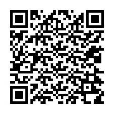 QR-koodi puhelinnumerolle +12024218013