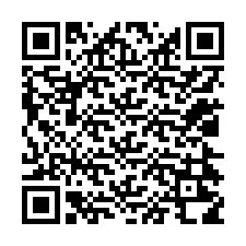 QR-koodi puhelinnumerolle +12024218019