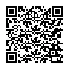 QR-koodi puhelinnumerolle +12024220545