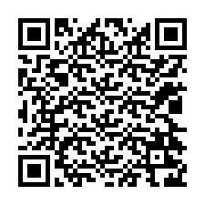 QR-koodi puhelinnumerolle +12024226521