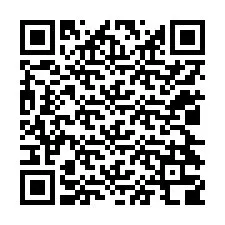 QR-koodi puhelinnumerolle +12024308224