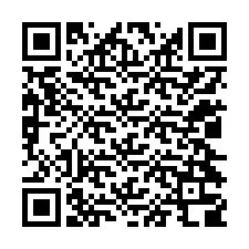 QR-koodi puhelinnumerolle +12024308274