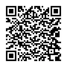 QR-koodi puhelinnumerolle +12024308275