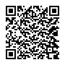 QR-koodi puhelinnumerolle +12024308279