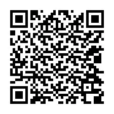 Código QR para número de telefone +12024308374