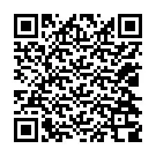 QR-koodi puhelinnumerolle +12024308379