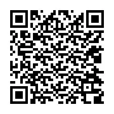 QR-koodi puhelinnumerolle +12024308382