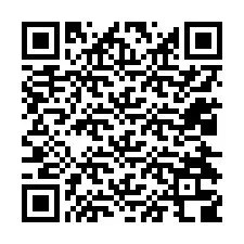 QR-koodi puhelinnumerolle +12024308387