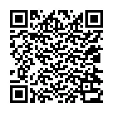 QR kód a telefonszámhoz +12024332248