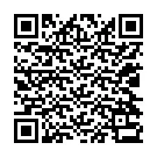 QR-code voor telefoonnummer +12024333638