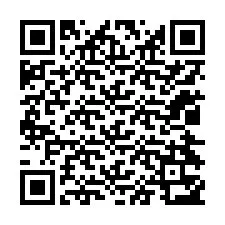 QR-koodi puhelinnumerolle +12024353285