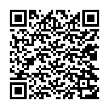 QR Code สำหรับหมายเลขโทรศัพท์ +12024353296