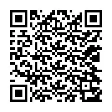 QR kód a telefonszámhoz +12024353299