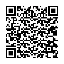 Kode QR untuk nomor Telepon +12024378102