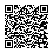 QR код за телефонен номер +12024378103