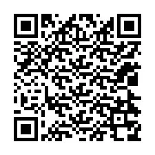 Código QR para número de teléfono +12024378105