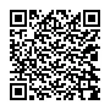 QR-koodi puhelinnumerolle +12024384224