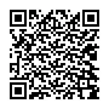 QR-koodi puhelinnumerolle +12024384232