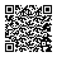 Código QR para número de telefone +12024386747