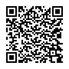 QR-koodi puhelinnumerolle +12024388424