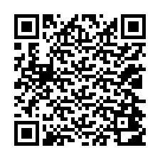 QR-koodi puhelinnumerolle +12024402179