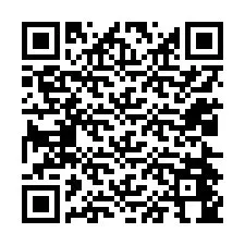 QR-koodi puhelinnumerolle +12024444317