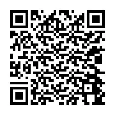 QR-koodi puhelinnumerolle +12024444334