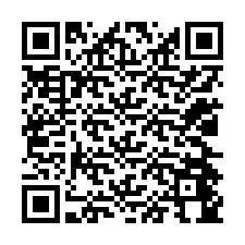 QR код за телефонен номер +12024444339