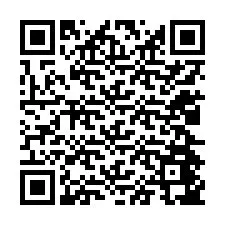 Codice QR per il numero di telefono +12024447376