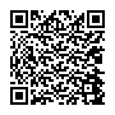 QR-koodi puhelinnumerolle +12024447382