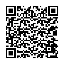 Código QR para número de teléfono +12024473884