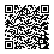 QR-koodi puhelinnumerolle +12024482028