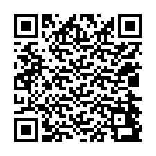 Codice QR per il numero di telefono +12024493484