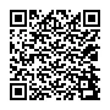 Código QR para número de telefone +12024493489