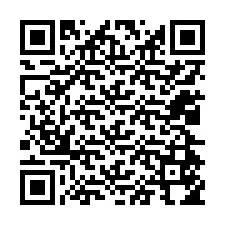 QR-koodi puhelinnumerolle +12024554067