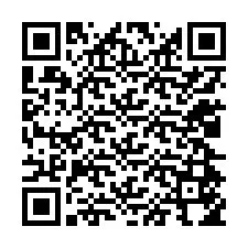 Kod QR dla numeru telefonu +12024554076