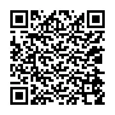 QR код за телефонен номер +12024558888