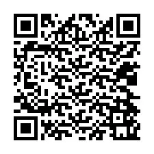 QR-code voor telefoonnummer +12024561233