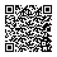 QR код за телефонен номер +12024561355