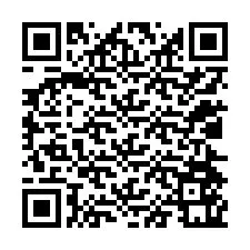 QR код за телефонен номер +12024561358