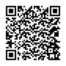 QR-koodi puhelinnumerolle +12024561361